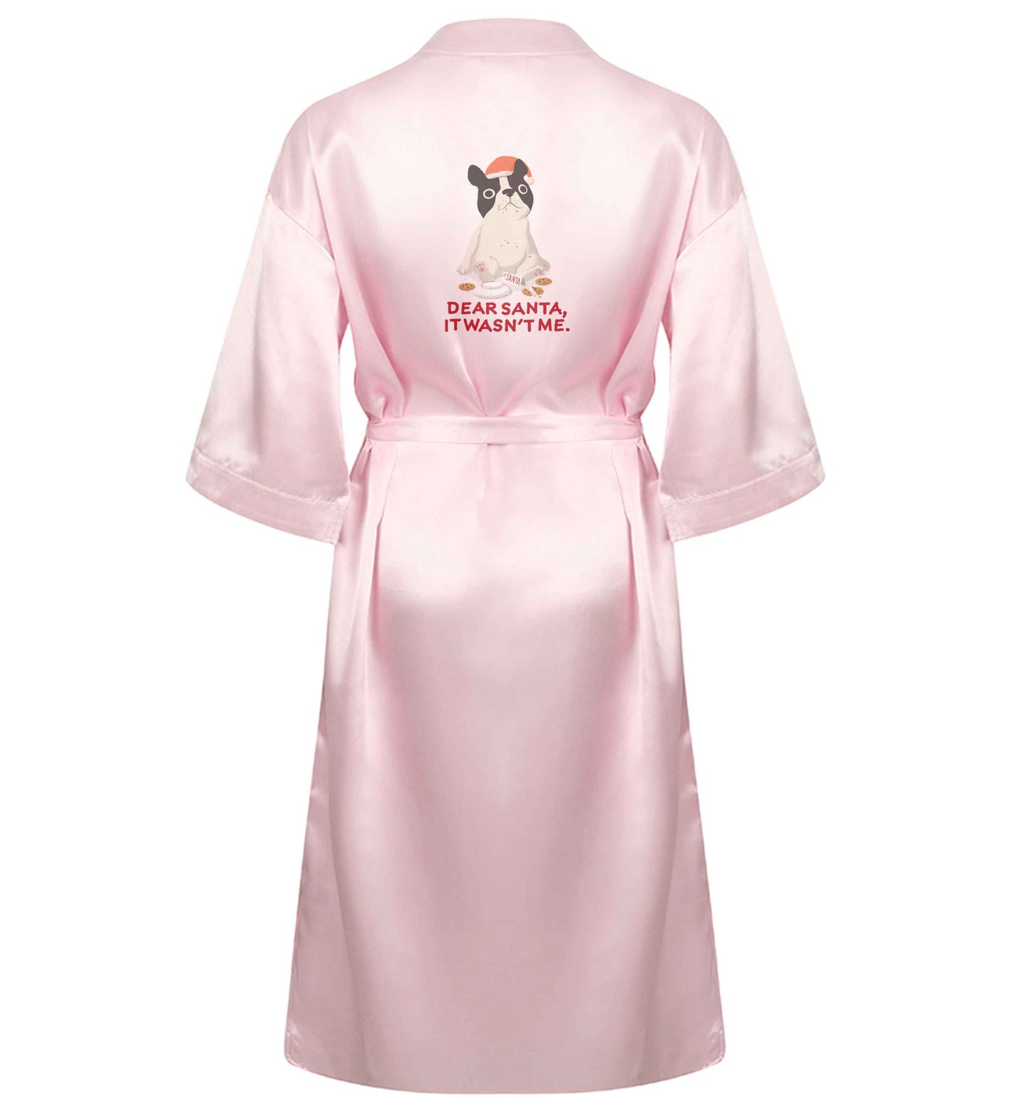 Dear Santa it wasn't me XL/XXL pink ladies dressing gown size 16/18