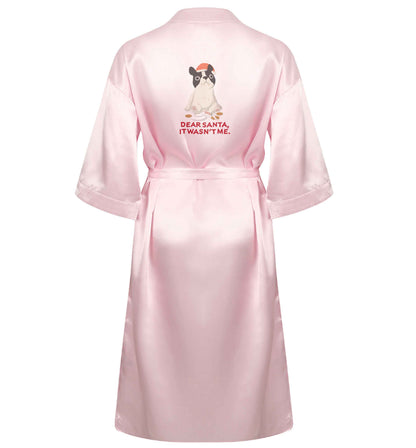 Dear Santa it wasn't me XL/XXL pink ladies dressing gown size 16/18