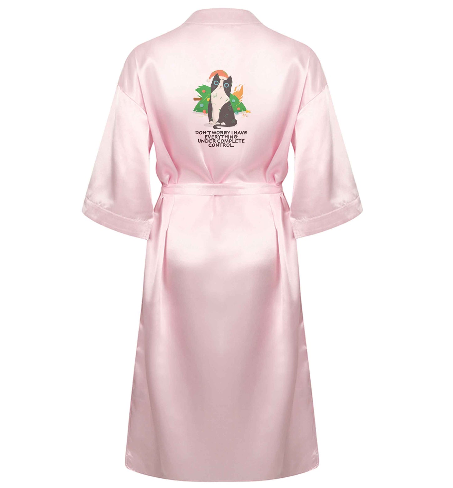 Don't worry I have everything under complete control XL/XXL pink ladies dressing gown size 16/18