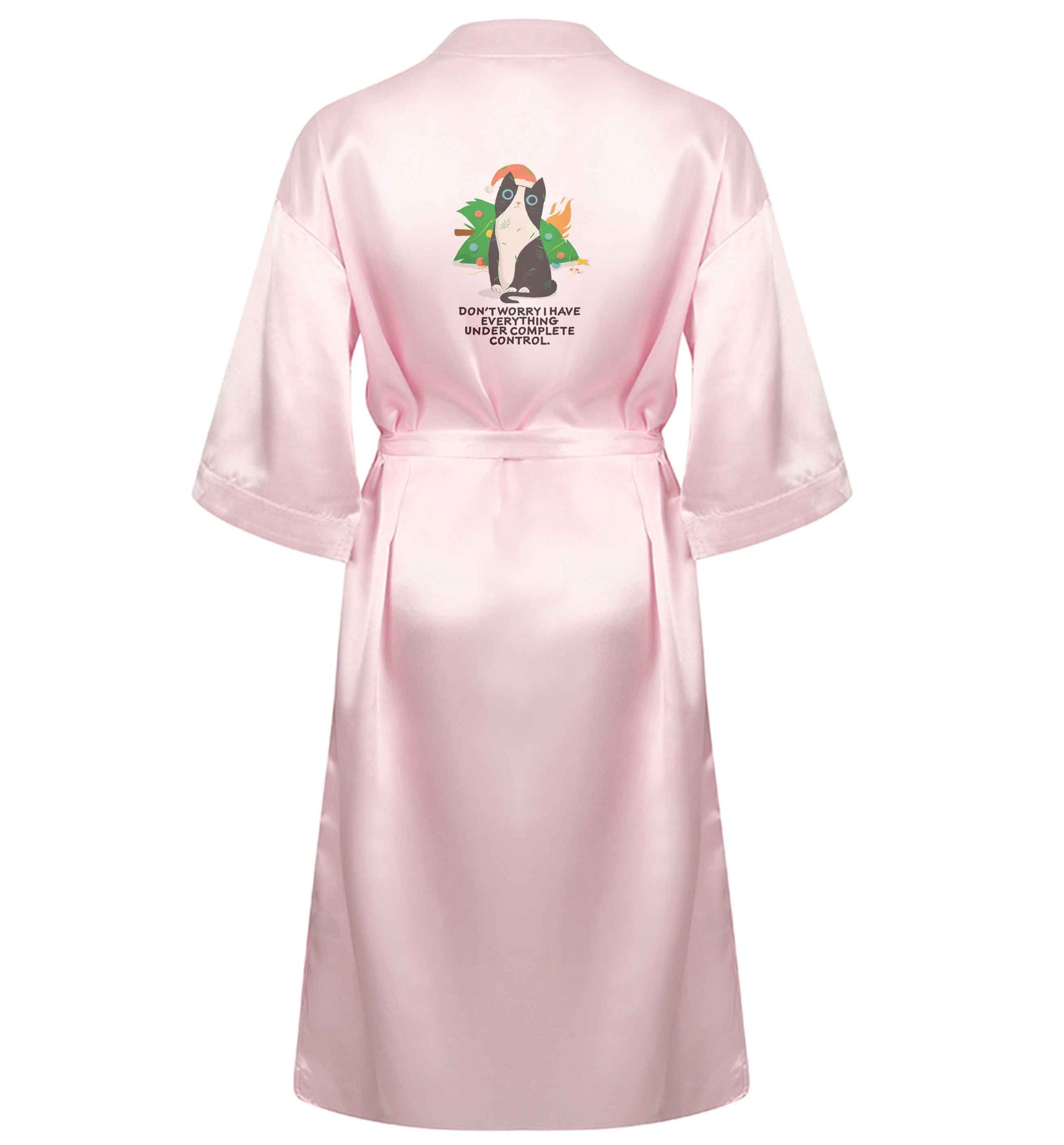 Don't worry I have everything under complete control XL/XXL pink ladies dressing gown size 16/18