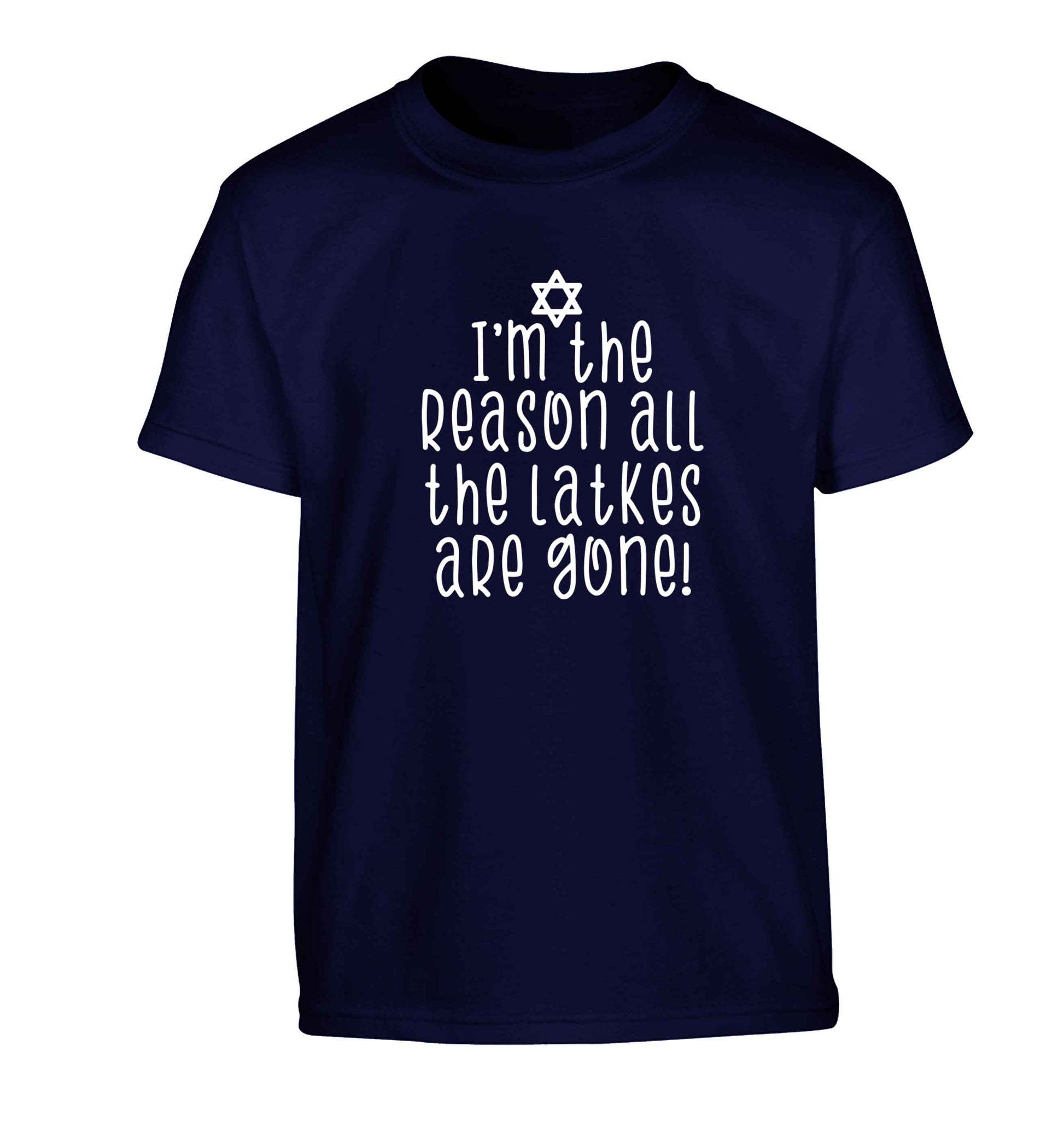 Happy challah days Children's navy Tshirt 12-13 Years