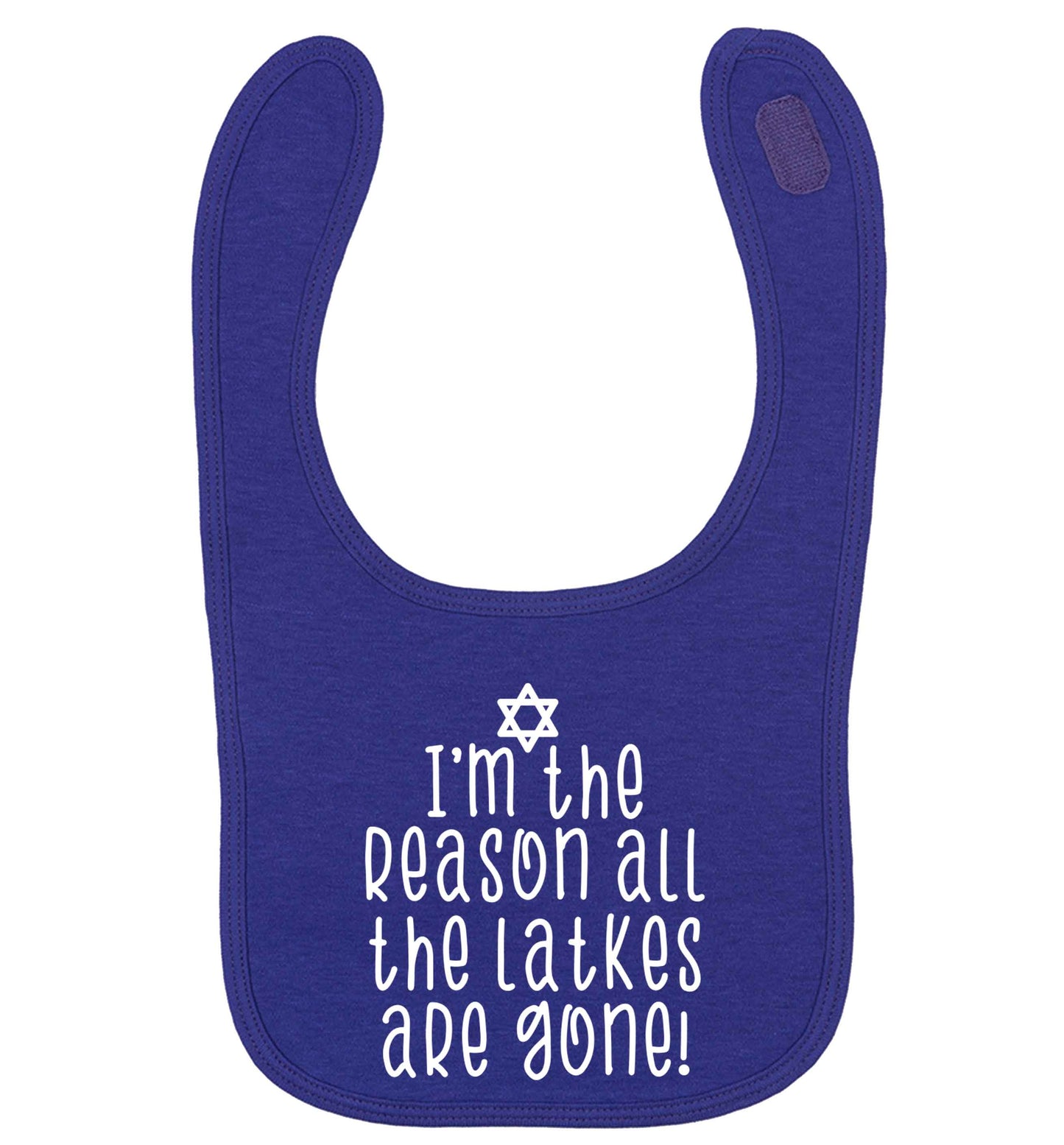 I'm the reason all the latkes are gone | baby bib