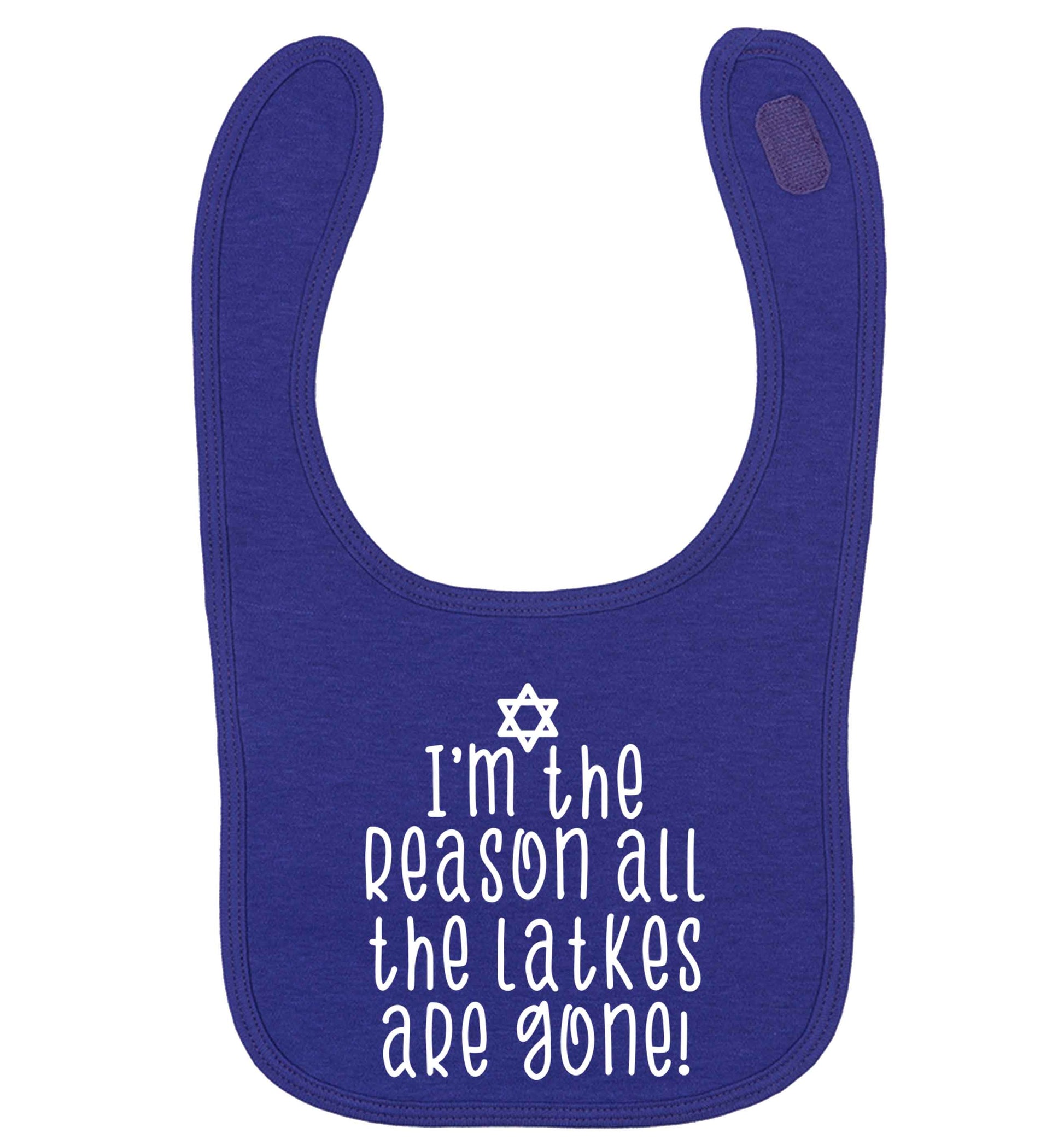 I'm the reason all the latkes are gone | baby bib