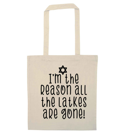 Happy challah days natural tote bag