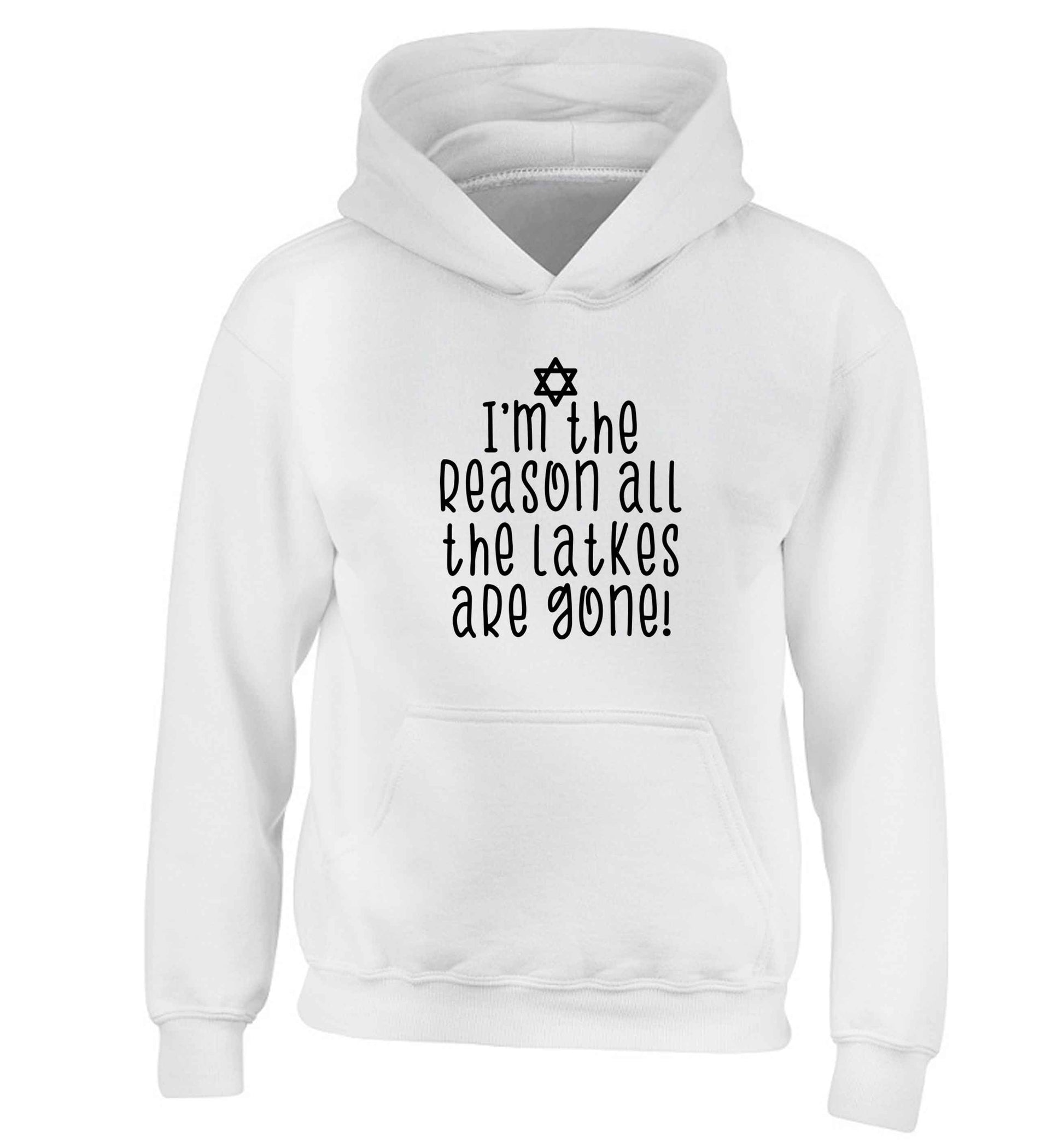 Happy challah days children's white hoodie 12-13 Years