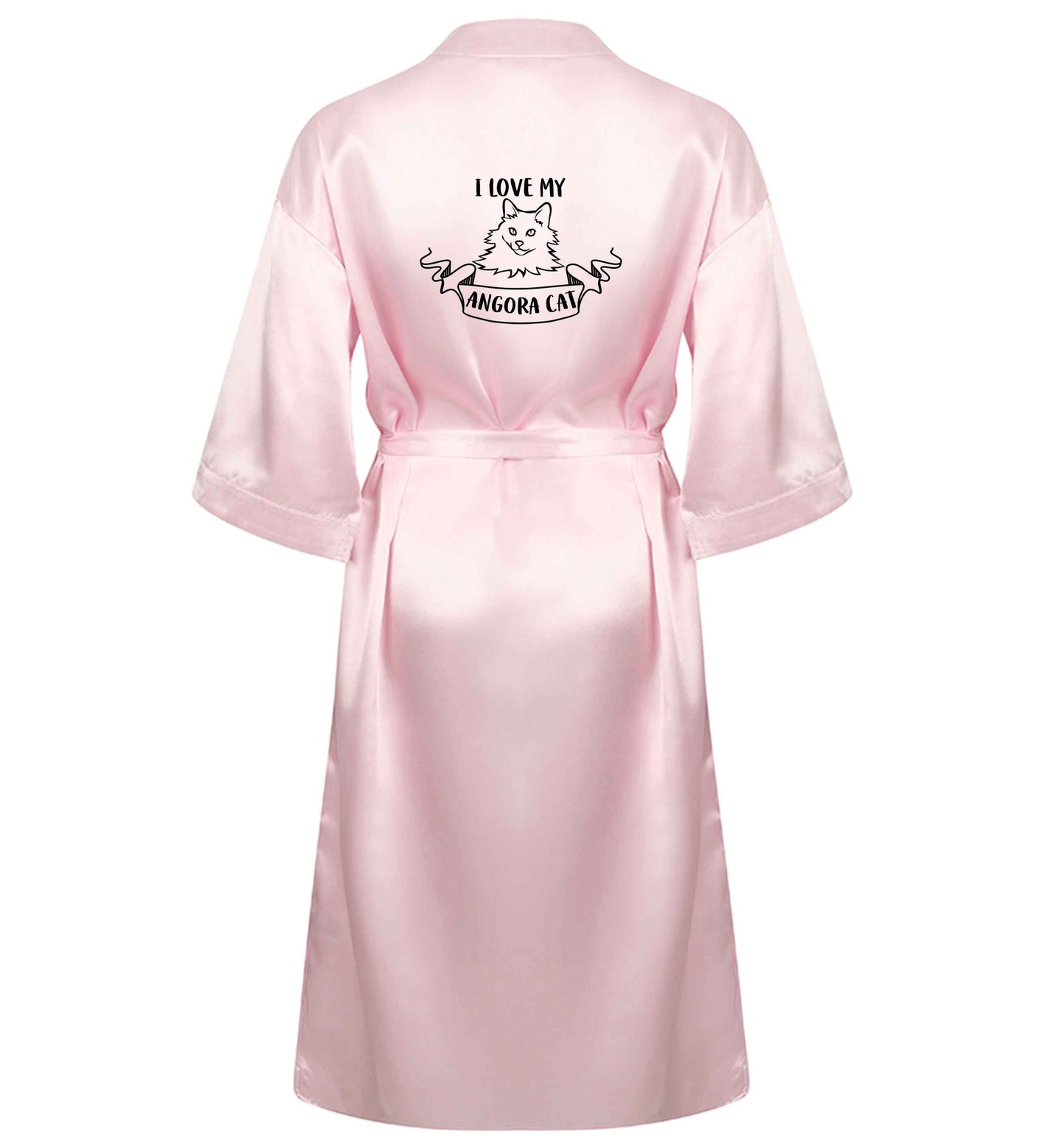 I love my angora cat XL/XXL pink ladies dressing gown size 16/18