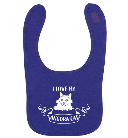 I love my angora cat | baby bib