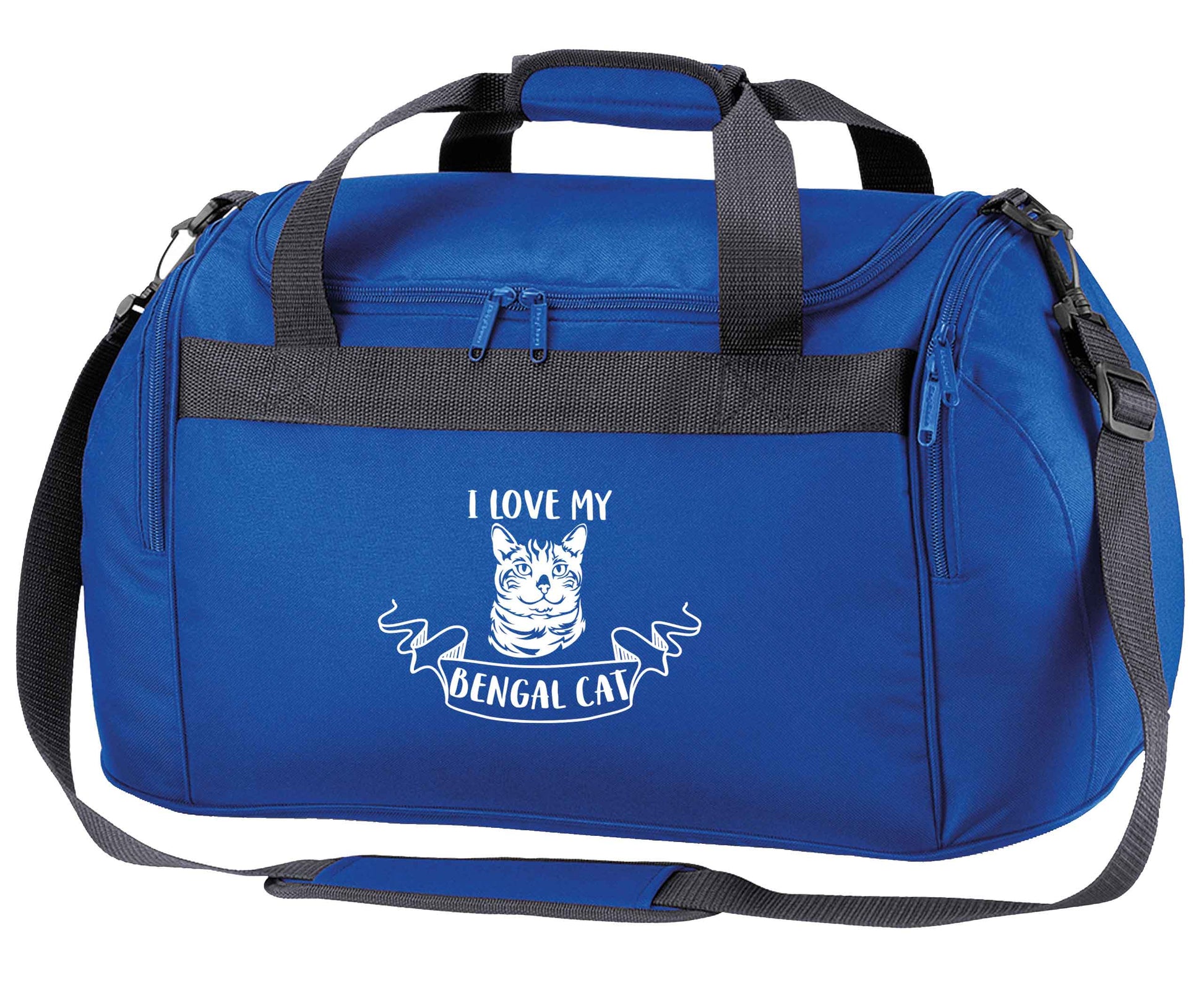 I love my begnal cat royal blue holdall / duffel bag