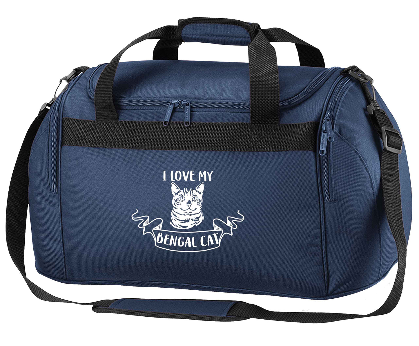 I love my begnal cat navy holdall / duffel bag