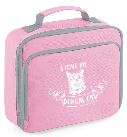 I love my begnal cat insulated pink lunch bag cooler