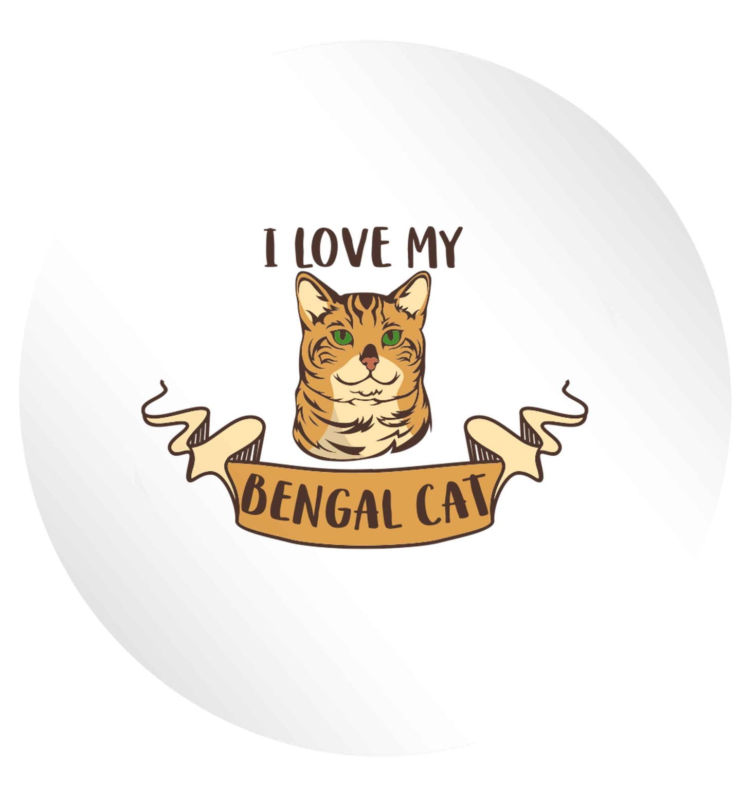 I love my begnal cat 24 @ 45mm matt circle stickers