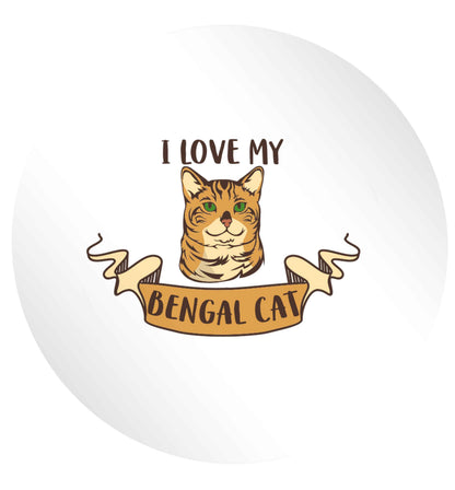 I love my begnal cat 24 @ 45mm matt circle stickers