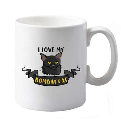 10 oz I love my bombay cat ceramic mug both sides