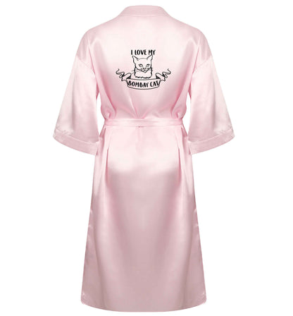 I love my bombay cat XL/XXL pink ladies dressing gown size 16/18