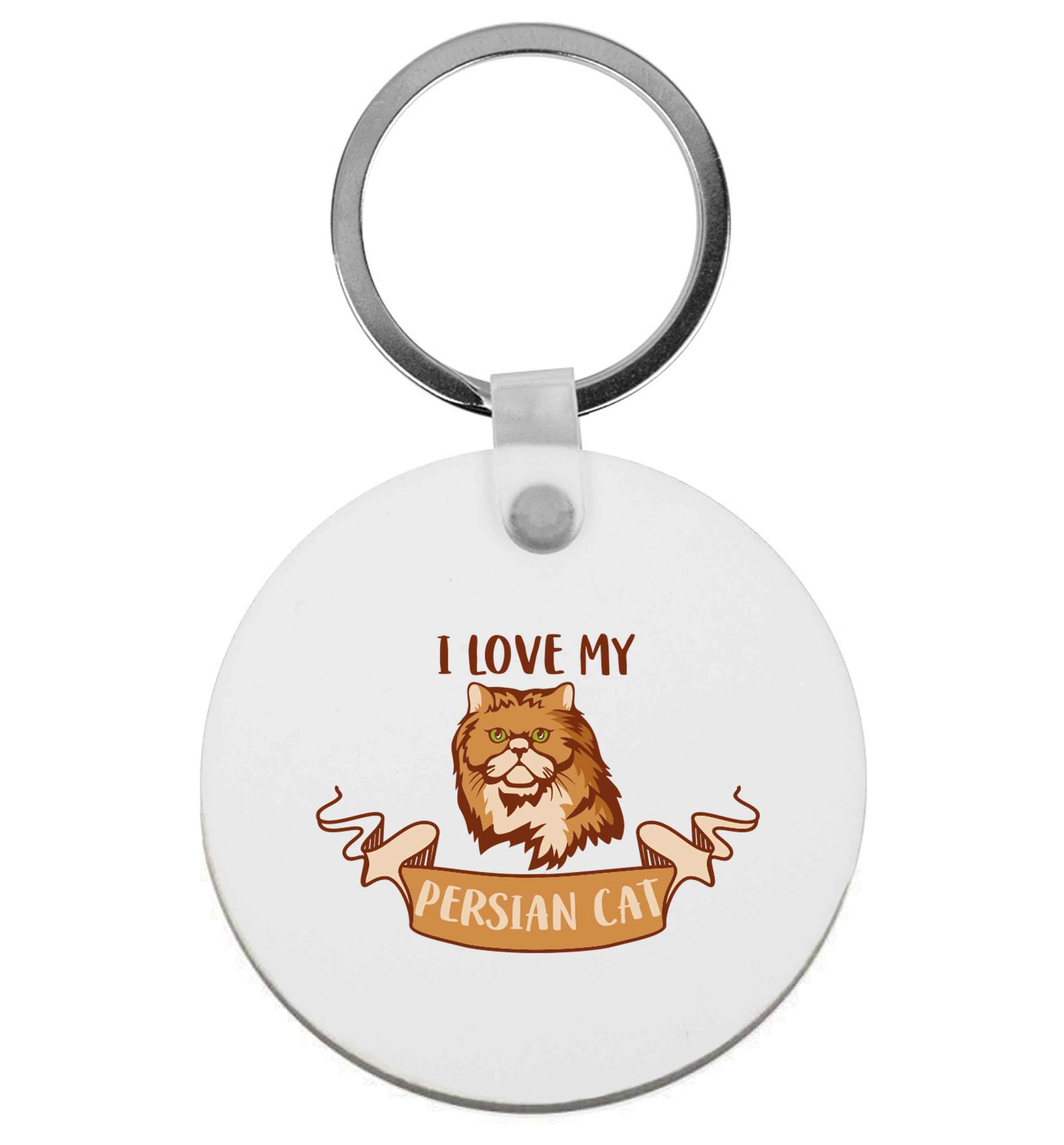 I love my persian cat | Keyring