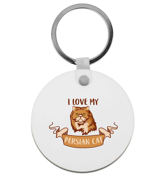 I love my persian cat | Keyring