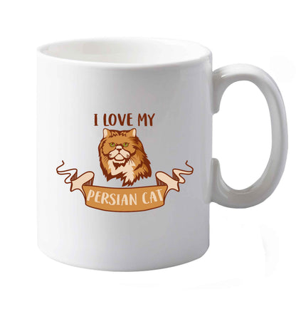10 oz I love my persian cat ceramic mug both sides