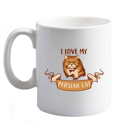 10 oz I love my persian cat ceramic mug right handed