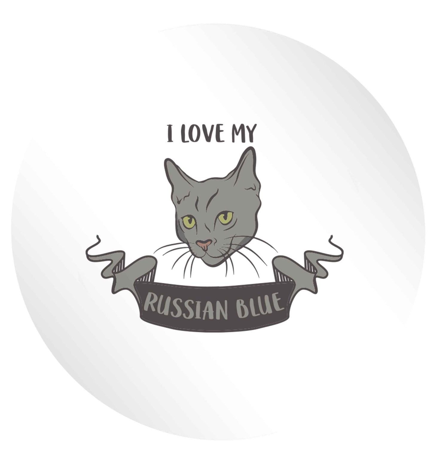 I love my russian blue 24 @ 45mm matt circle stickers