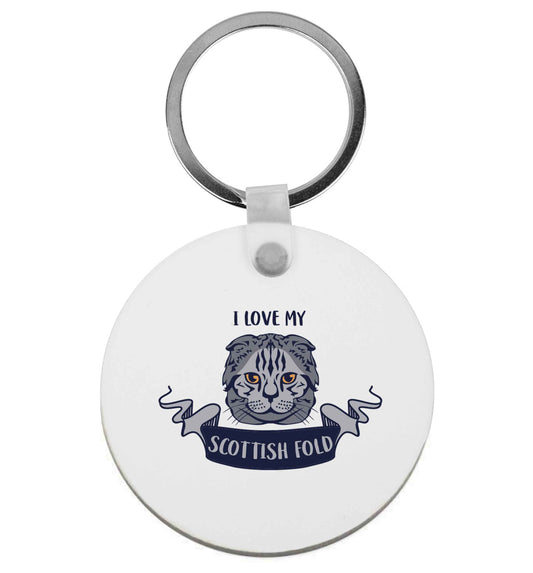 I love my scottish fold cat | Keyring