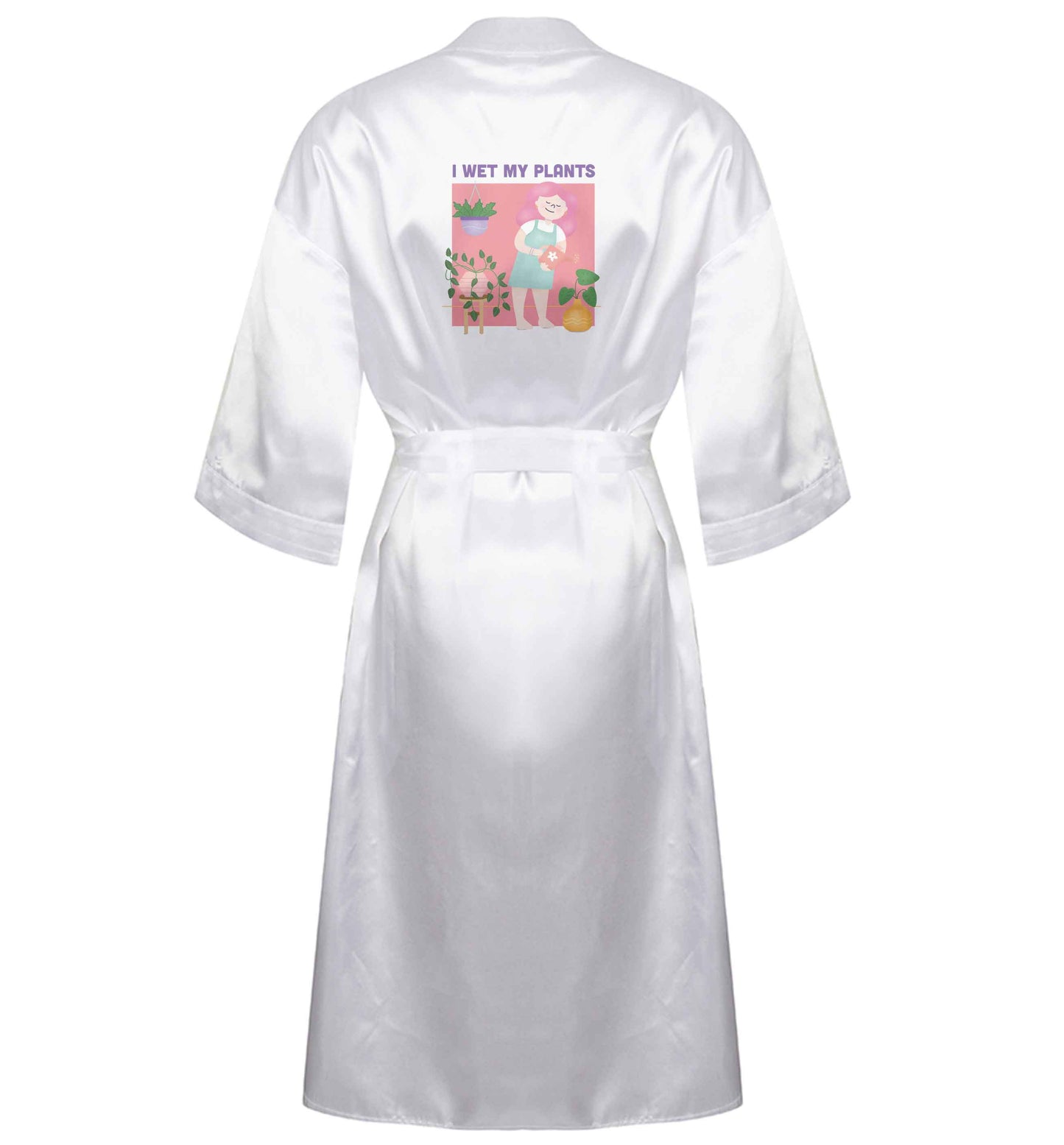 I wet my plants XL/XXL white ladies dressing gown size 16/18