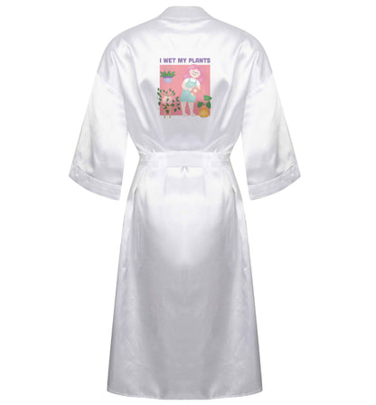 I wet my plants XL/XXL white ladies dressing gown size 16/18