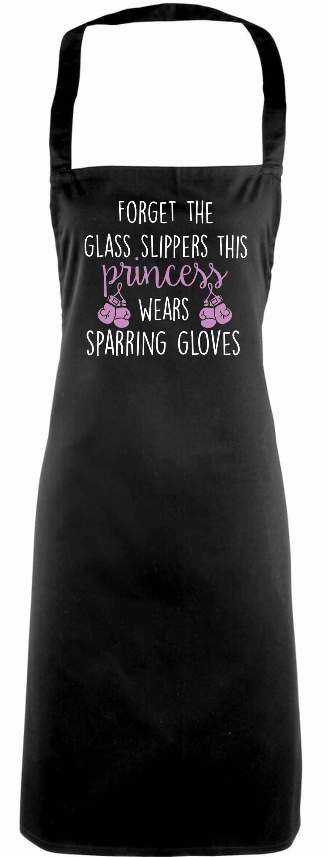 Forget the glass slippers this princess wears sparring gloves adults black apron