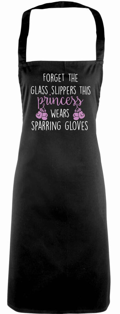 Forget the glass slippers this princess wears sparring gloves adults black apron