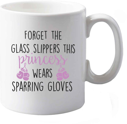 10 oz Forget the glass slippers this princess wears sparring gloves ceramic mug both sides