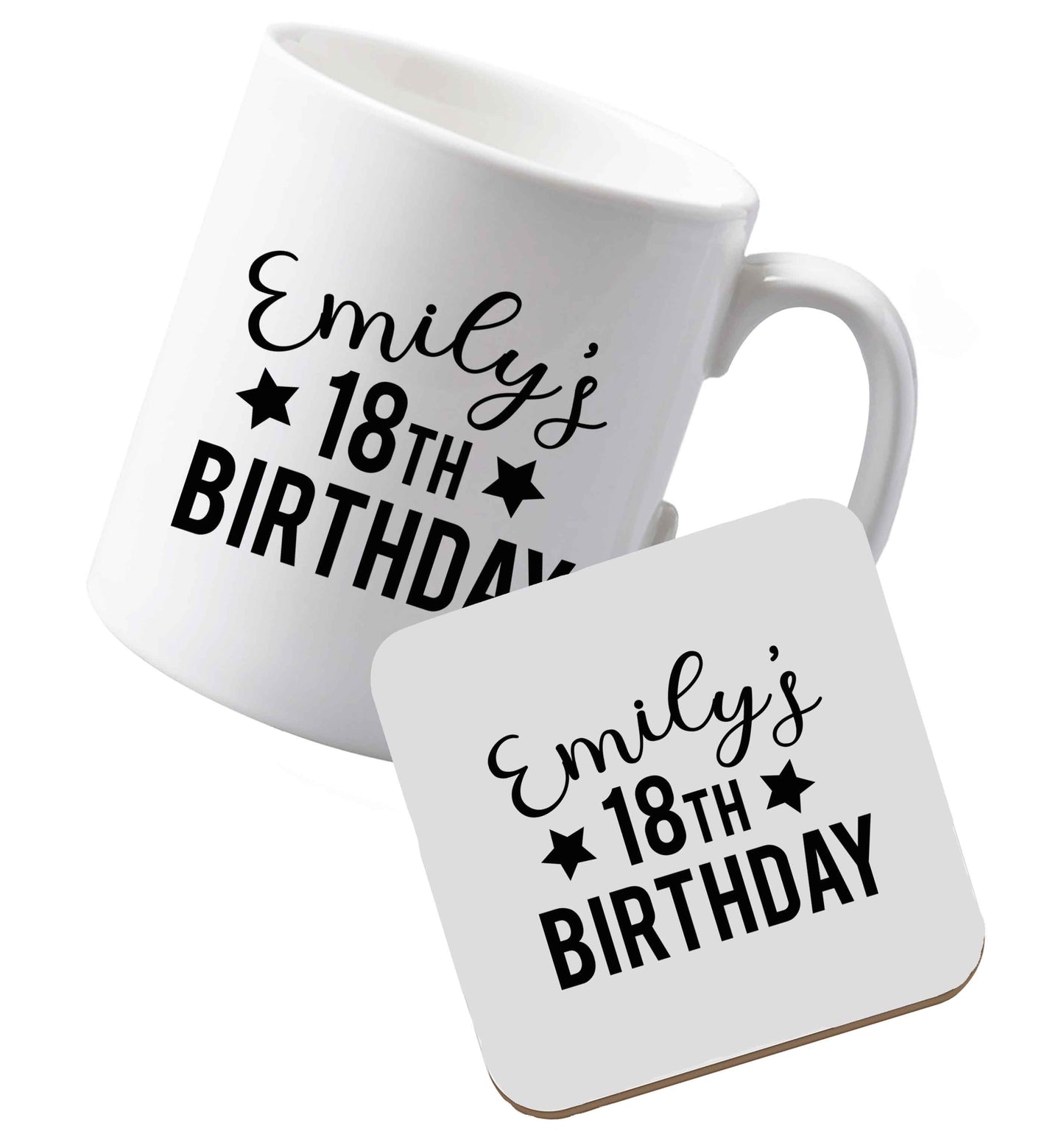 10 oz Ceramic mug and coaster Tis The Season to Drink Whisky both sides