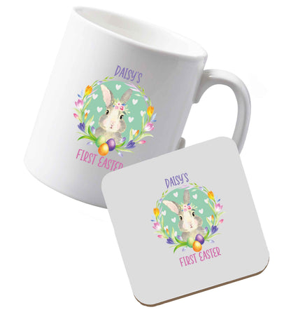 10 oz Ceramic mug and coaster Tis The Season to Drink Whisky both sides