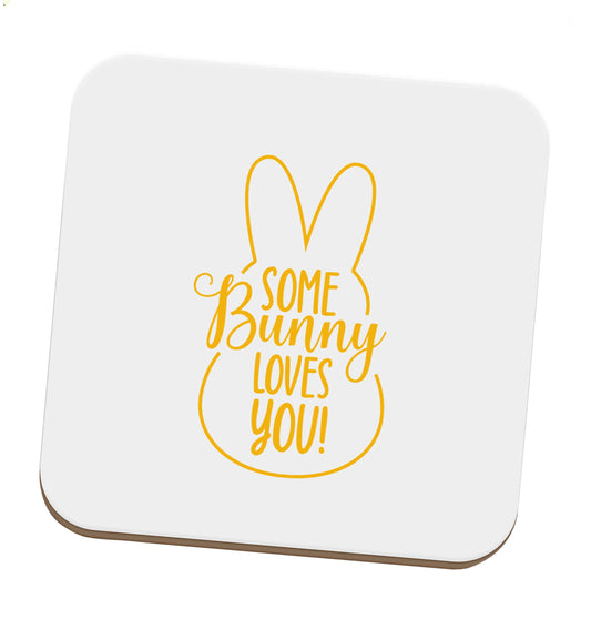 Some bunny loves you set of four coasters