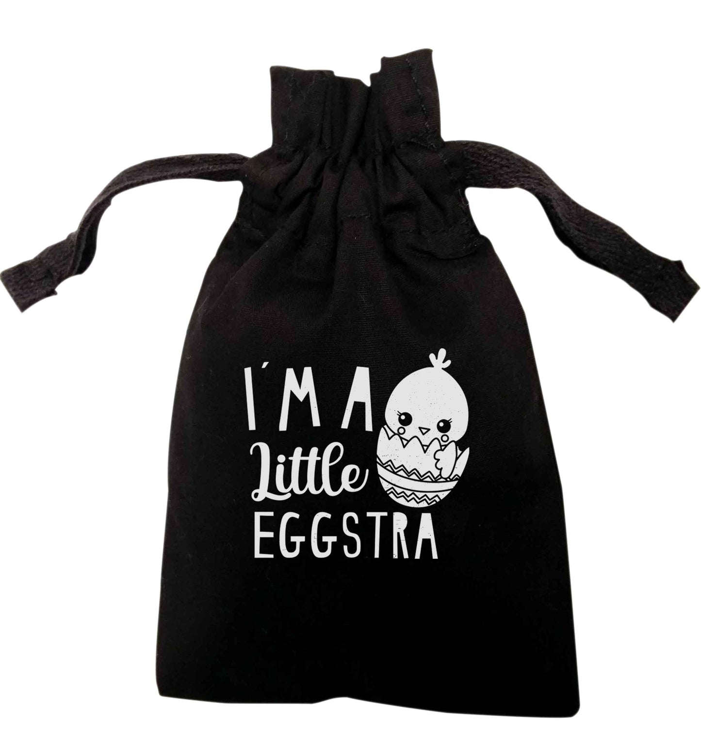 I'm a little eggstra | XS - L | Pouch / Drawstring bag / Sack | Organic Cotton | Bulk discounts available!
