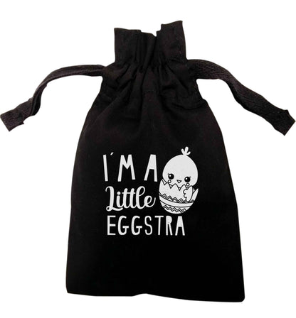 I'm a little eggstra | XS - L | Pouch / Drawstring bag / Sack | Organic Cotton | Bulk discounts available!