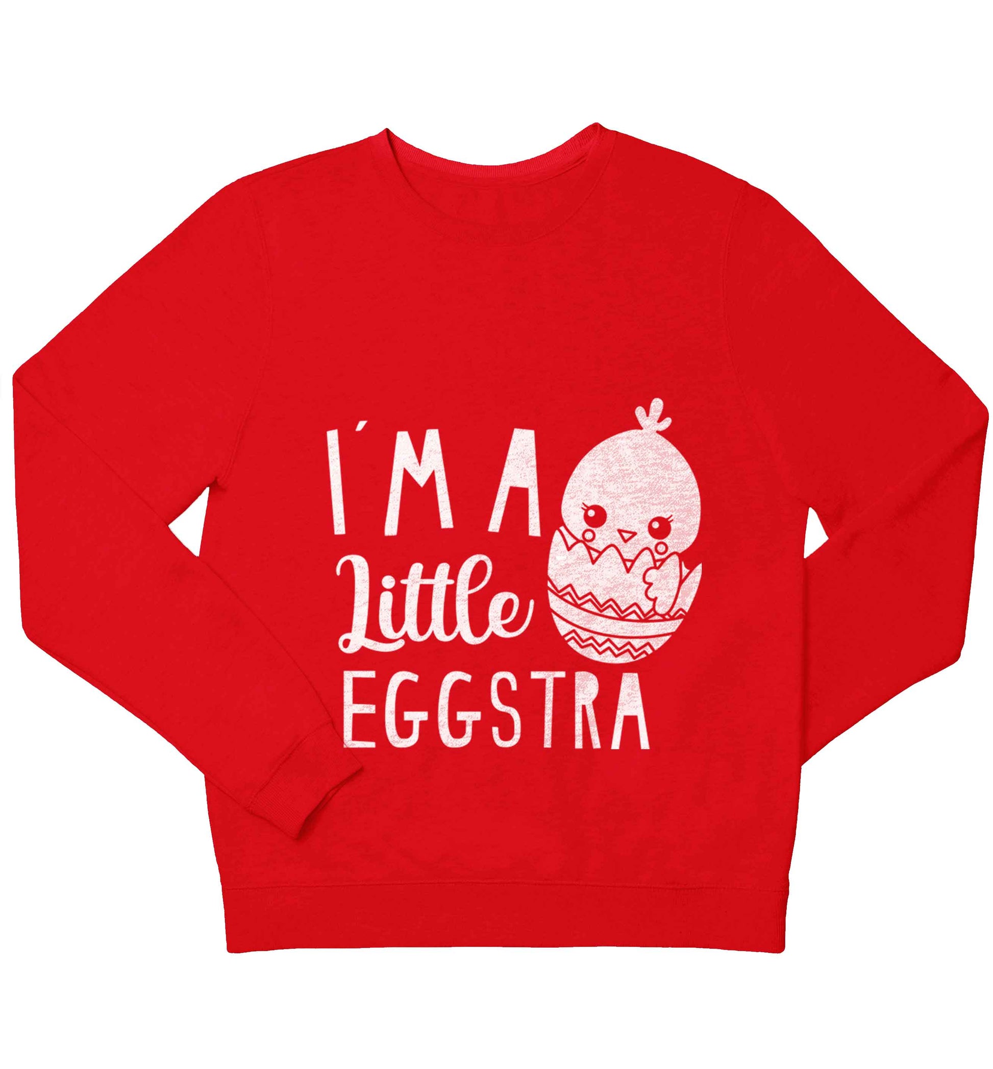 I'm a little eggstra children's grey sweater 12-13 Years