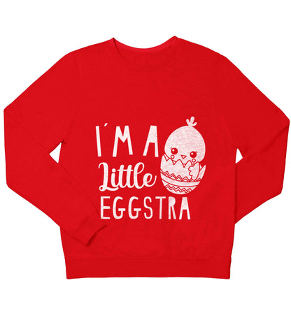 I'm a little eggstra children's grey sweater 12-13 Years