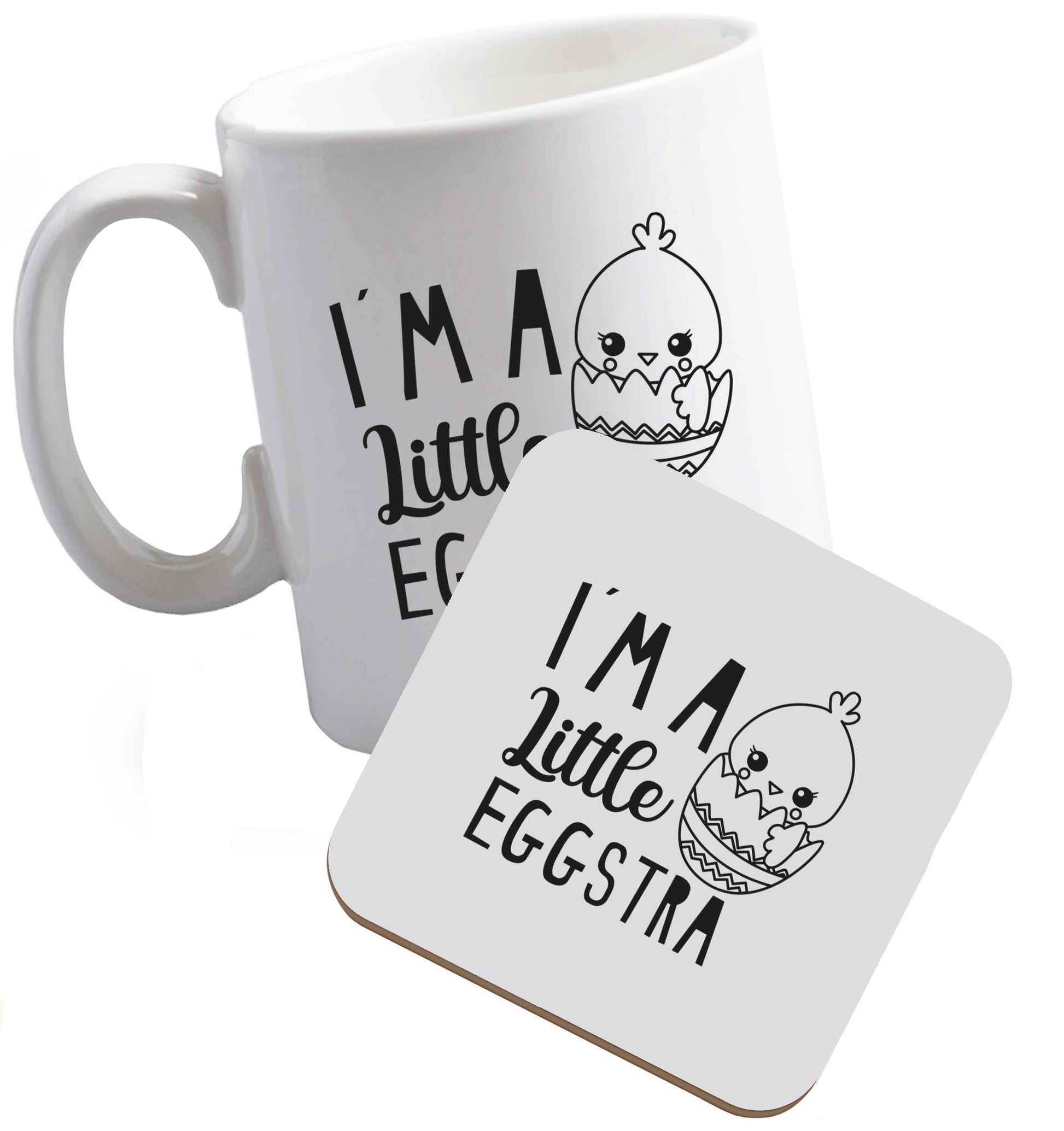 10 oz Tis The Season to Drink Whisky ceramic mug and coaster set right handed