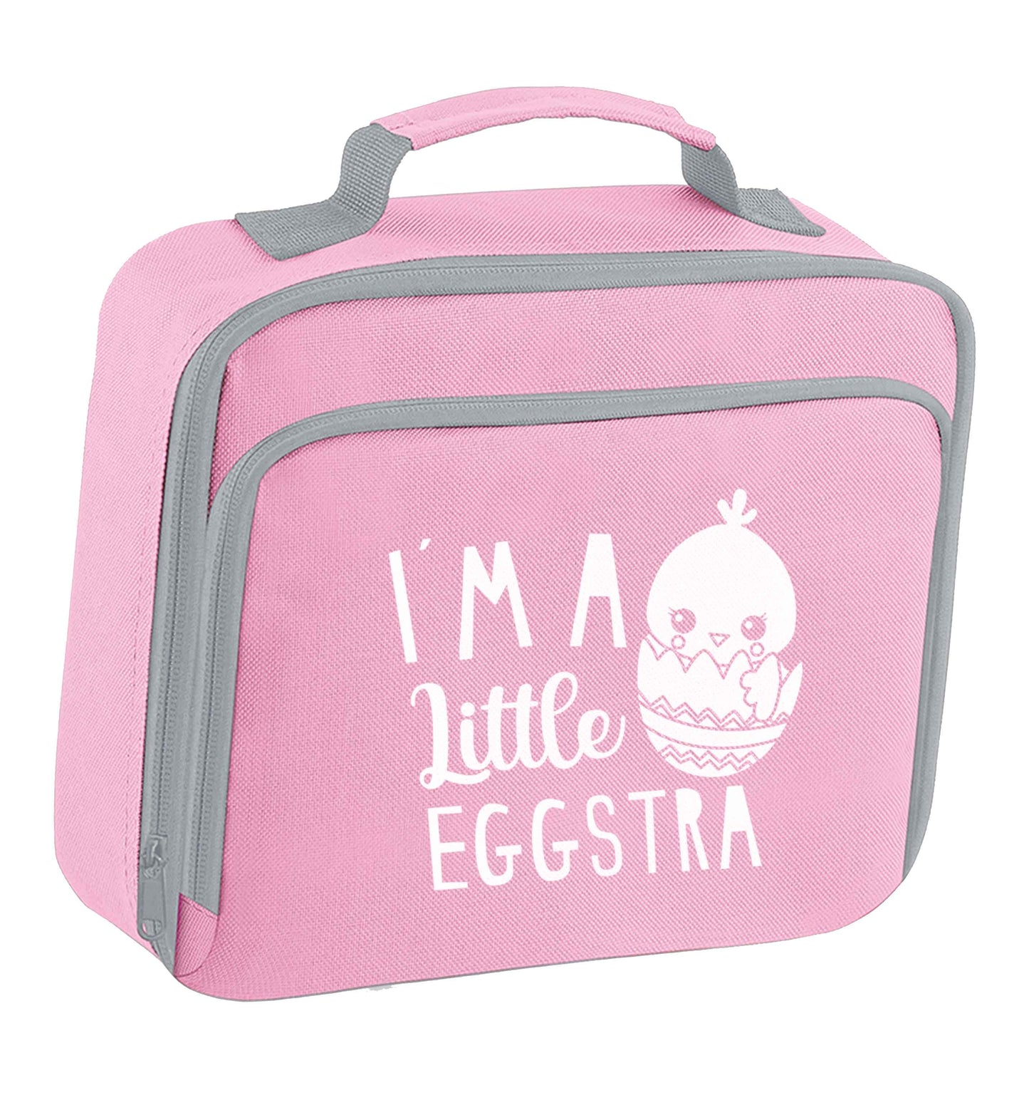 I'm a little eggstra insulated pink lunch bag cooler