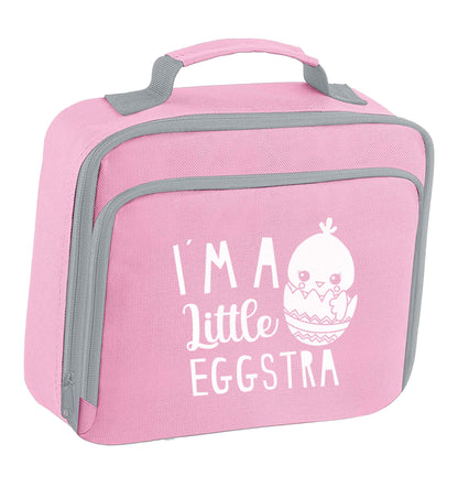 I'm a little eggstra insulated pink lunch bag cooler