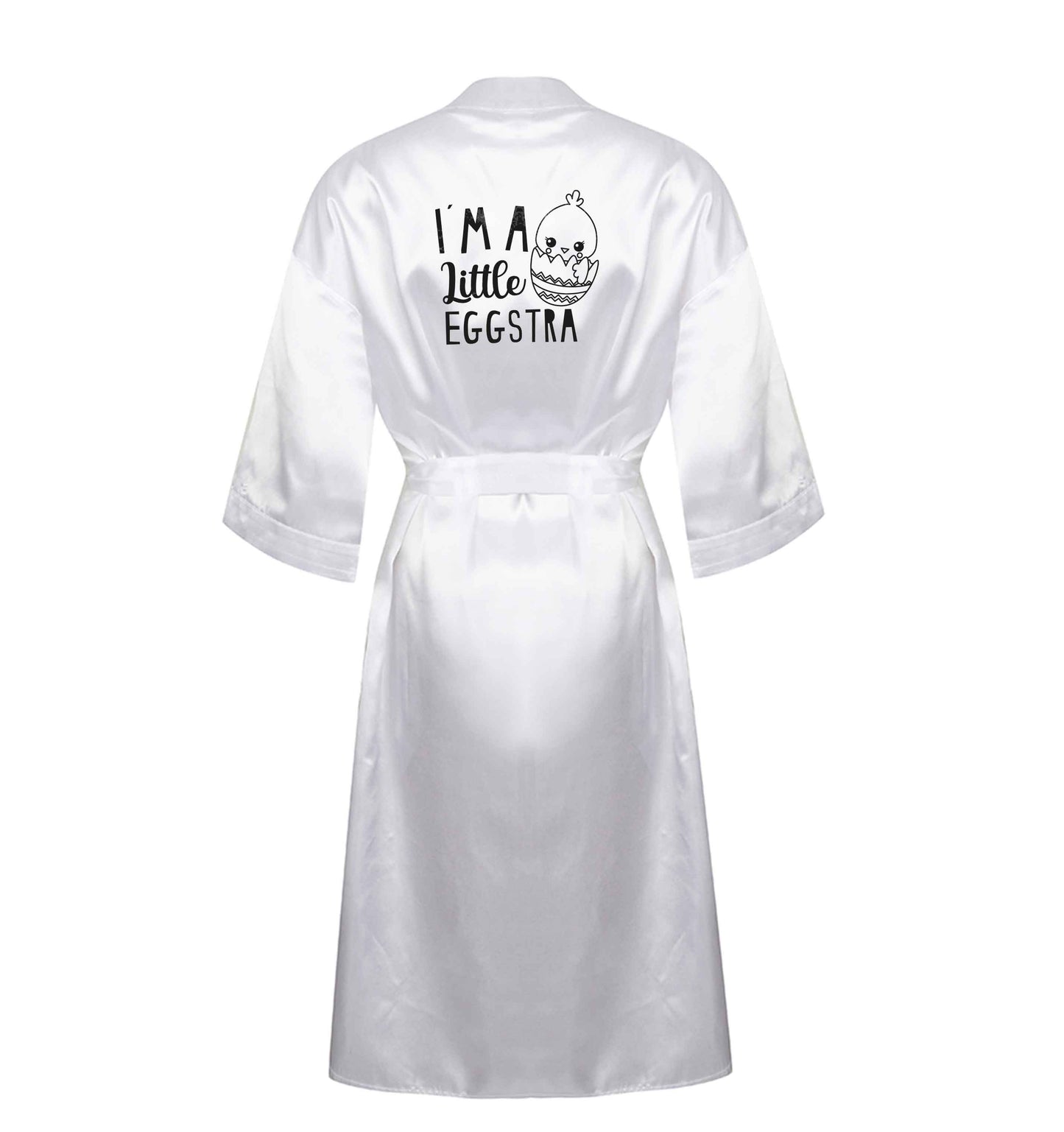 I'm a little eggstra XL/XXL white ladies dressing gown size 16/18