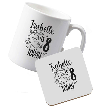 10 oz Ceramic mug and coaster Tis The Season to Drink Whisky both sides