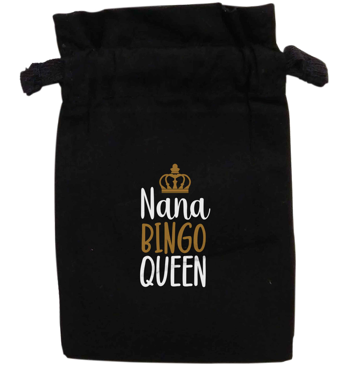 Personalised bingo queen | XS - L | Pouch / Drawstring bag / Sack | Organic Cotton | Bulk discounts available!