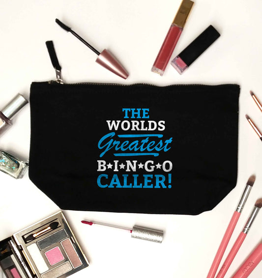 Worlds greatest bingo caller black makeup bag