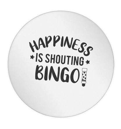 Happiness is shouting bingo! 24 @ 45mm matt circle stickers