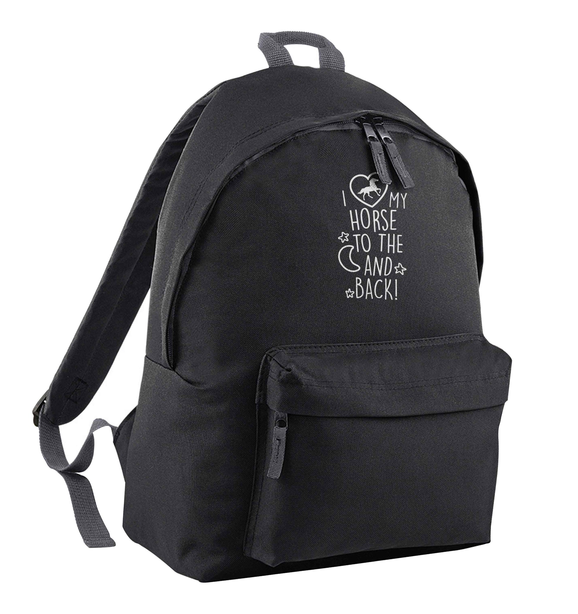 I love my horse to the moon and back | Children's backpack
