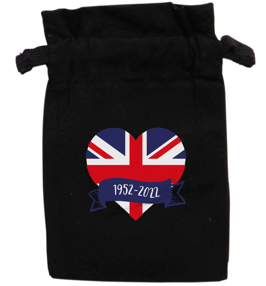 British flag heart Queens jubilee | XS - L | Pouch / Drawstring bag / Sack | Organic Cotton | Bulk discounts available!
