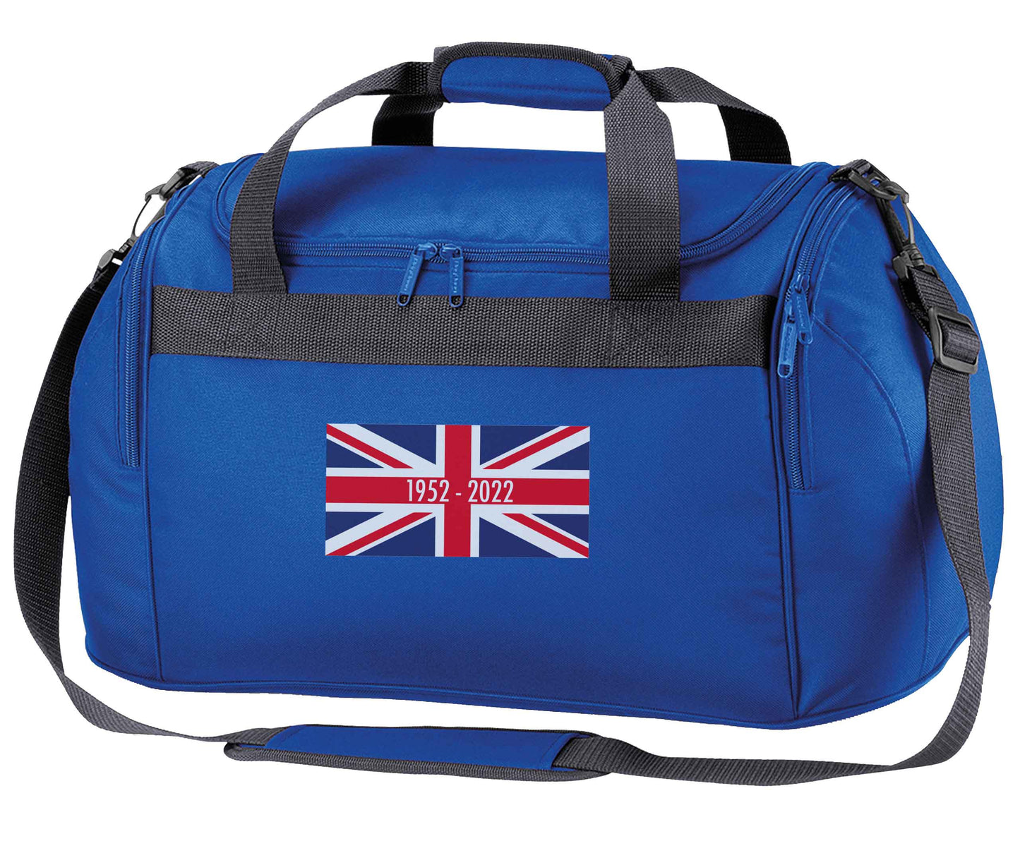 British flag Queens jubilee royal blue holdall / duffel bag