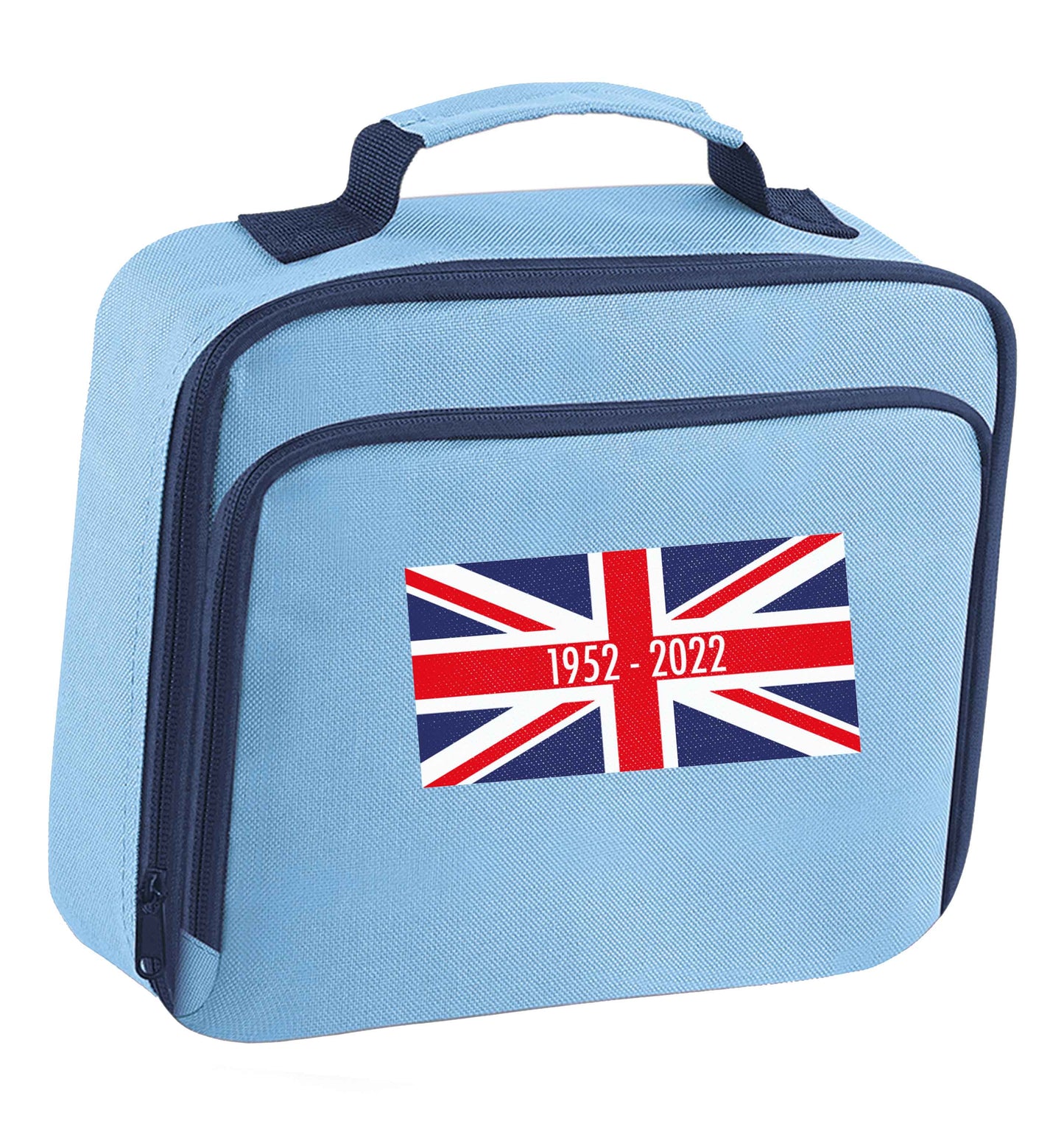 British flag Queens jubilee insulated blue lunch bag cooler