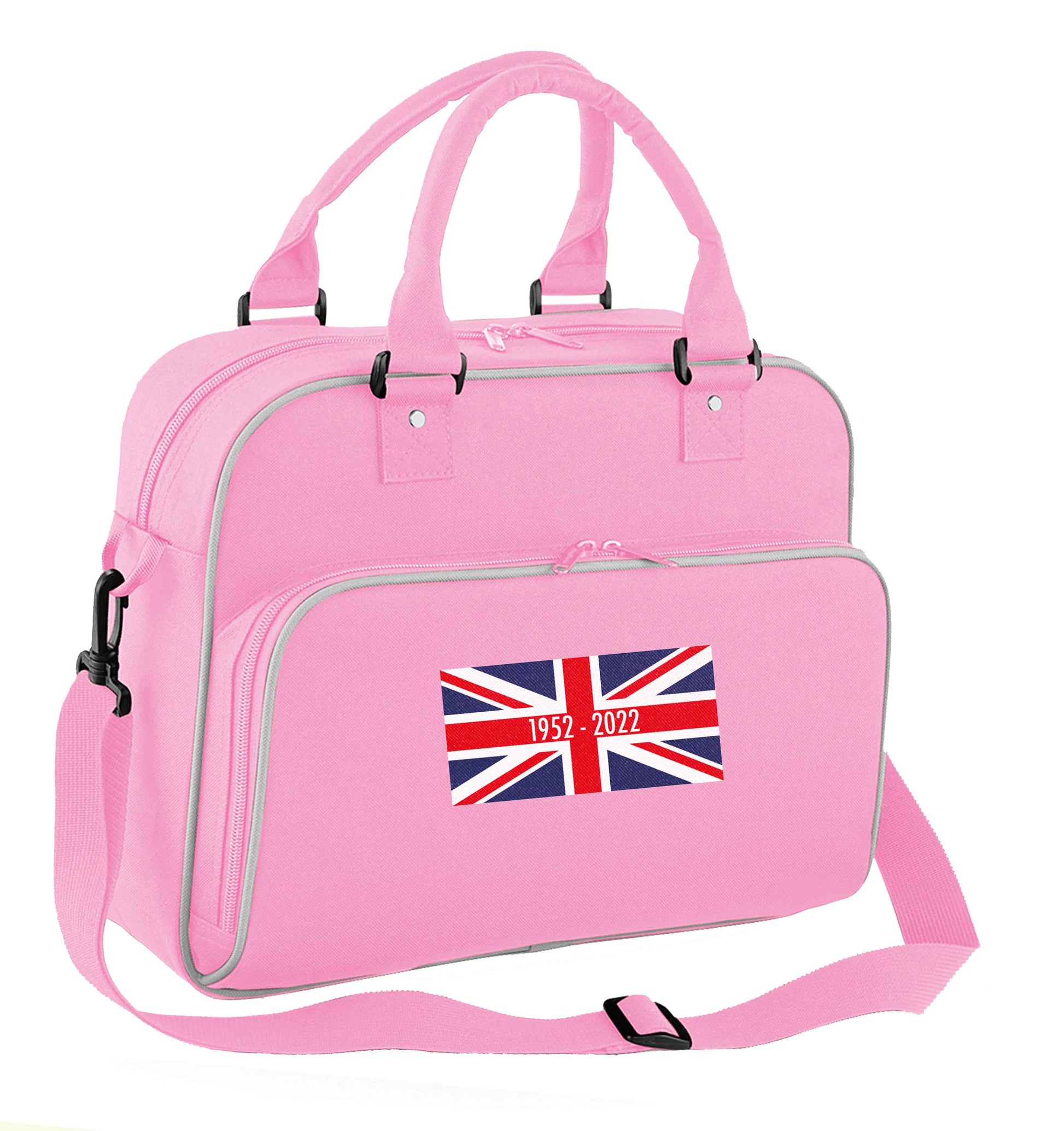 British flag Queens jubilee children's dance bag baby pink