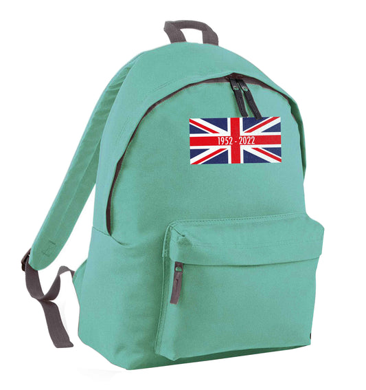 British flag Queens jubilee mint adults backpack